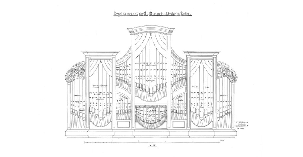 Orgelprospekt der St. Michaeliskirche in Zeitz